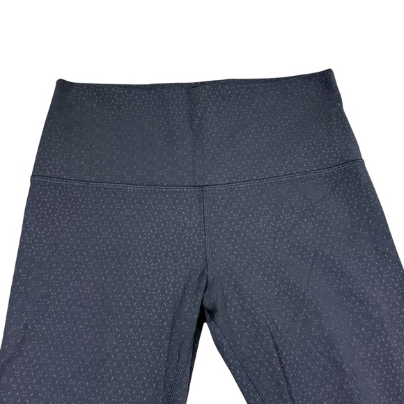Lululemon Wunder Under HR Leggings Black Diamond Jacquard Women's 8 Yoga Gym - Picture 4 of 9